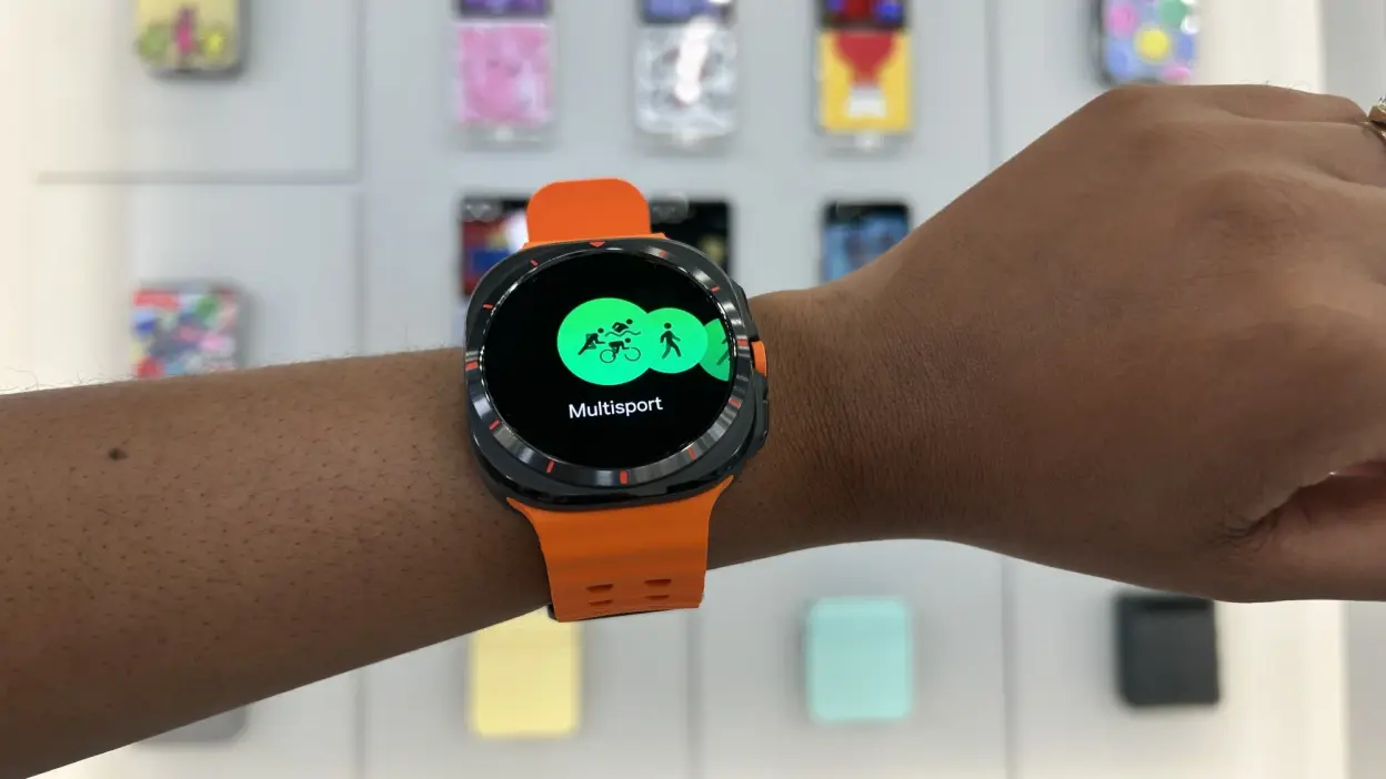 Samsung Galaxy Watch Ultra 2024 on a person