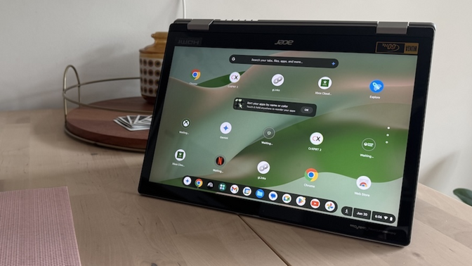 the Acer Chromebook Spin 312 on a table